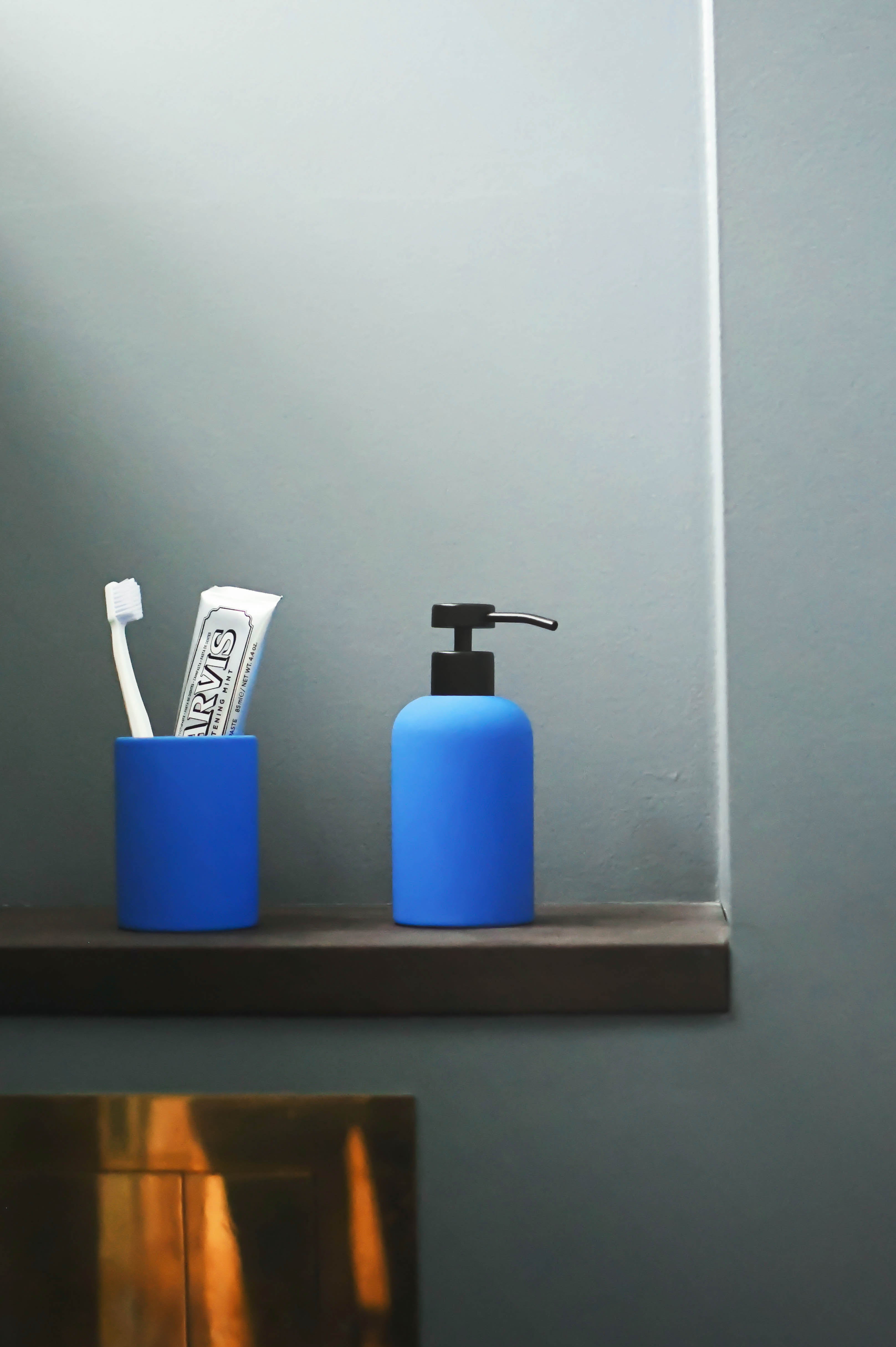 Ceramic Smooth sæbedispenser - blå